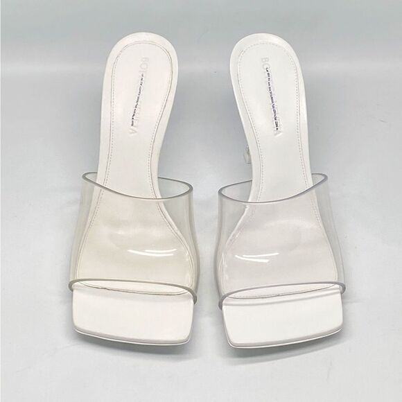 Bottega Veneta Clear High Heel Slide Sandals size 36 - Picture 3 of 13